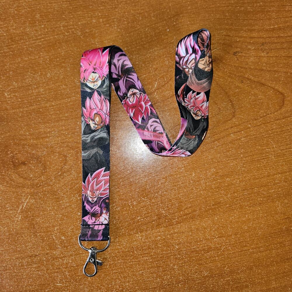 Dragon Ball Super Lanyard Goku Black Rosé Power Every Single Day